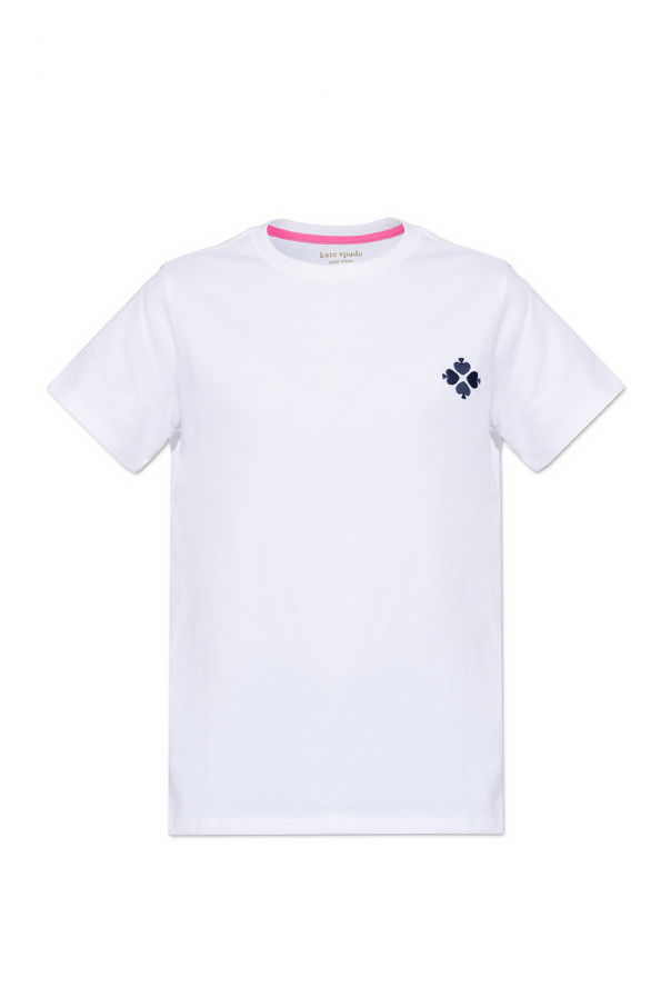 White Logo Tshirt Kate Spade Vitkac GB